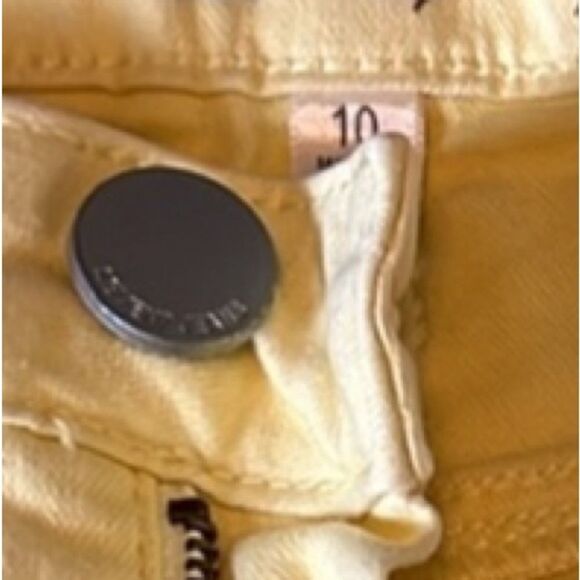 Seven7 High Rise Skinny Jean Yellow Size 10 - Picture 3 of 10